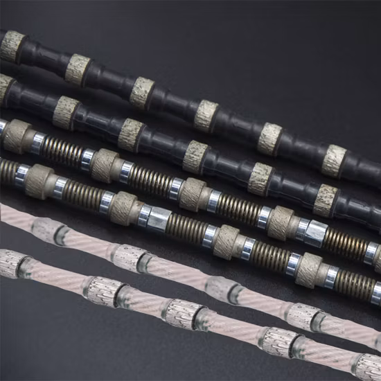 Corde de marbre frittée à chaud scie à diamant flexible à vendre sur le fil d'exploitation en carrière Bcmc